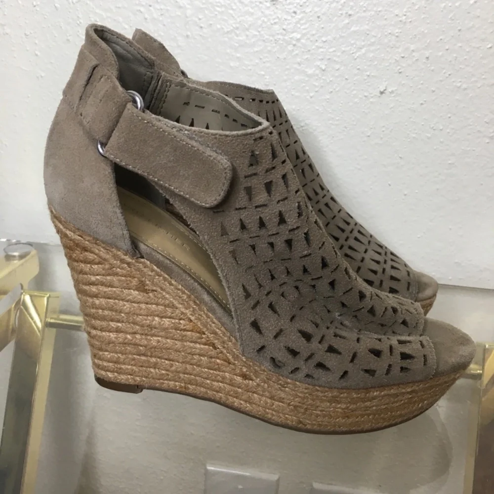 Marc Fisher Helina Platform Espadrille Wedge Sandals 8